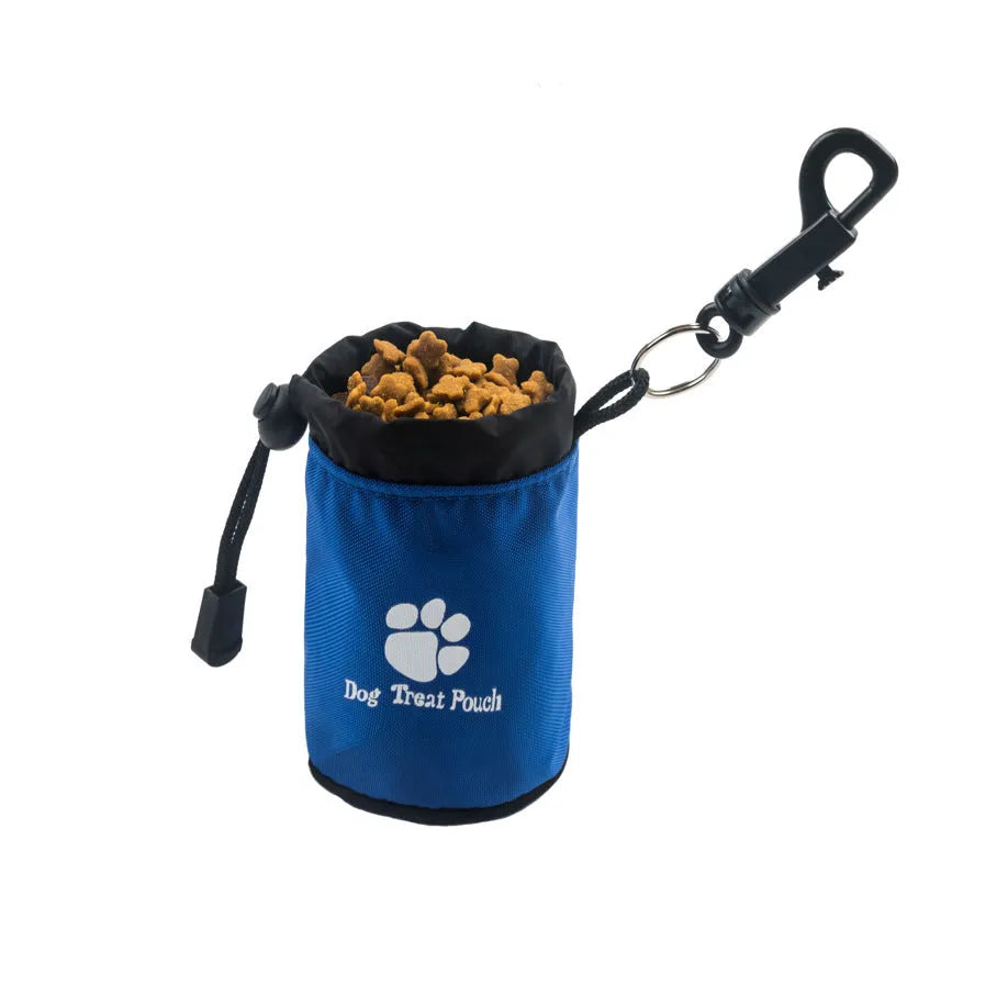 Mini pet training snack bag in nylon with medium-soft hardness shown in four colour options