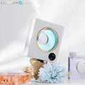 White wall-mounted automatic aromatherapy machine with USB charging port.