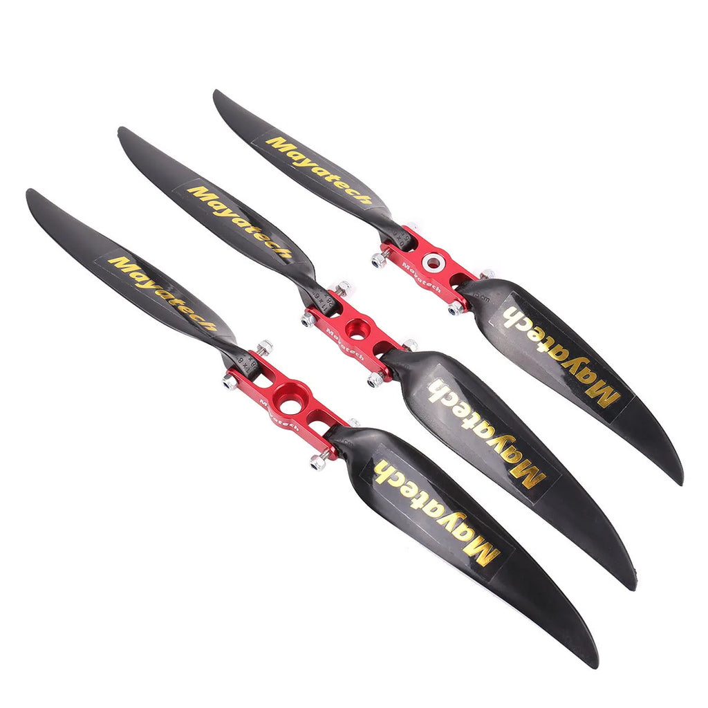 Black nylon folding paddle glidder measuring 12cm by 6.5cm with quick disassembly fittings