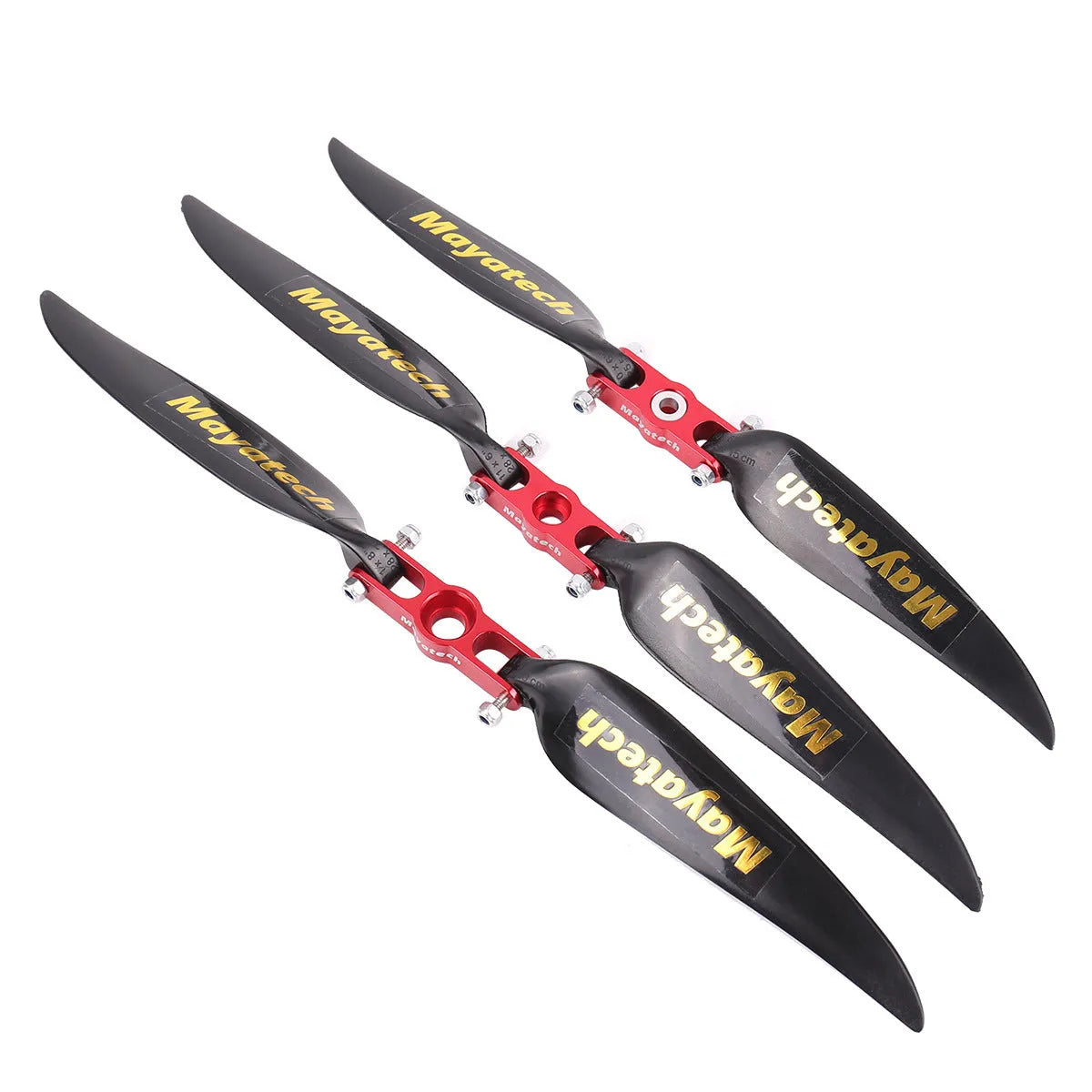 Black nylon folding paddle glidder measuring 12cm by 6.5cm with quick disassembly fittings