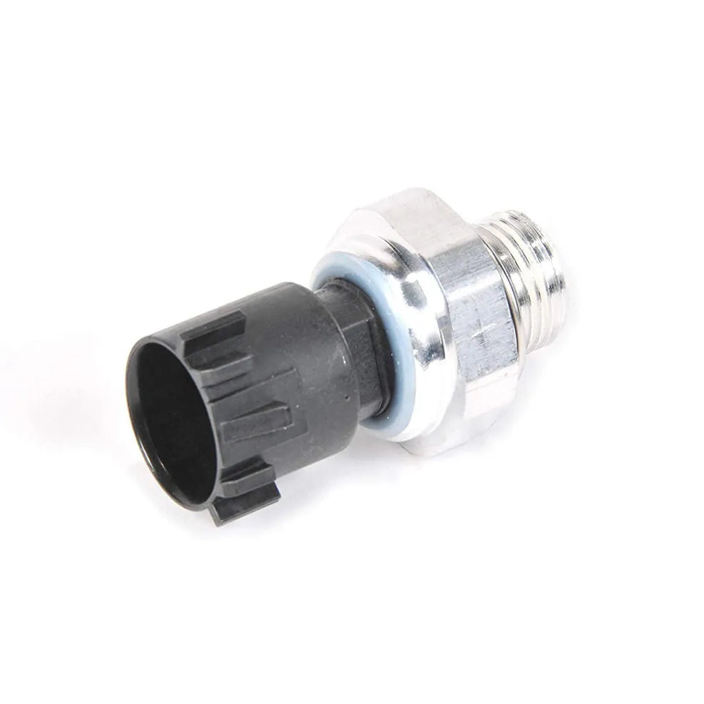 Silver automobile fuel pressure sensor with simple design for fuel system pressure monitoring