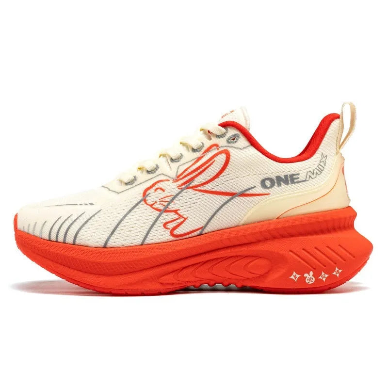 Low top running sneakers with PU mesh upper, rubber sole, and available in various colours like red, black, and blue.