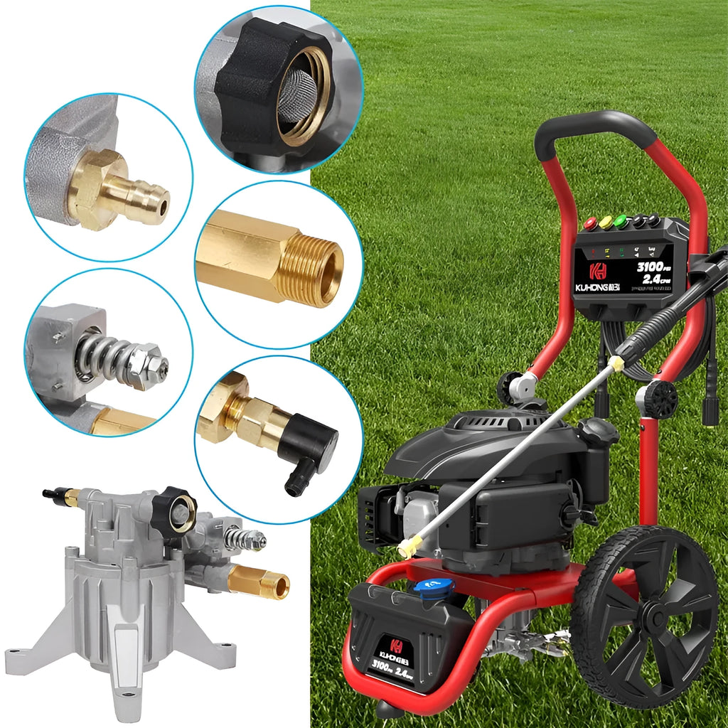 P170 cast aluminium swash plate pump with perpendicular shaft for petrol high-pressure cleaners