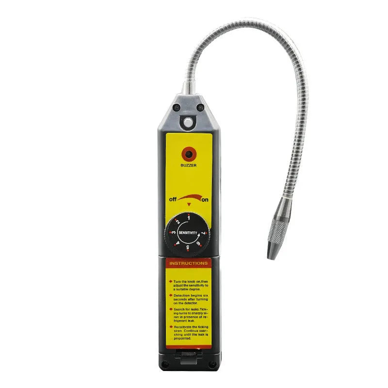 WJL-6000 halogen refrigerant electronic leak detector with extended probe for car air conditioning diagnostics