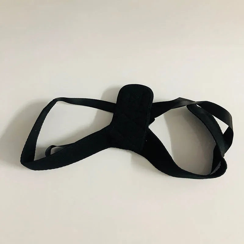 Adjustable nylon posture correction band for back support during sitting