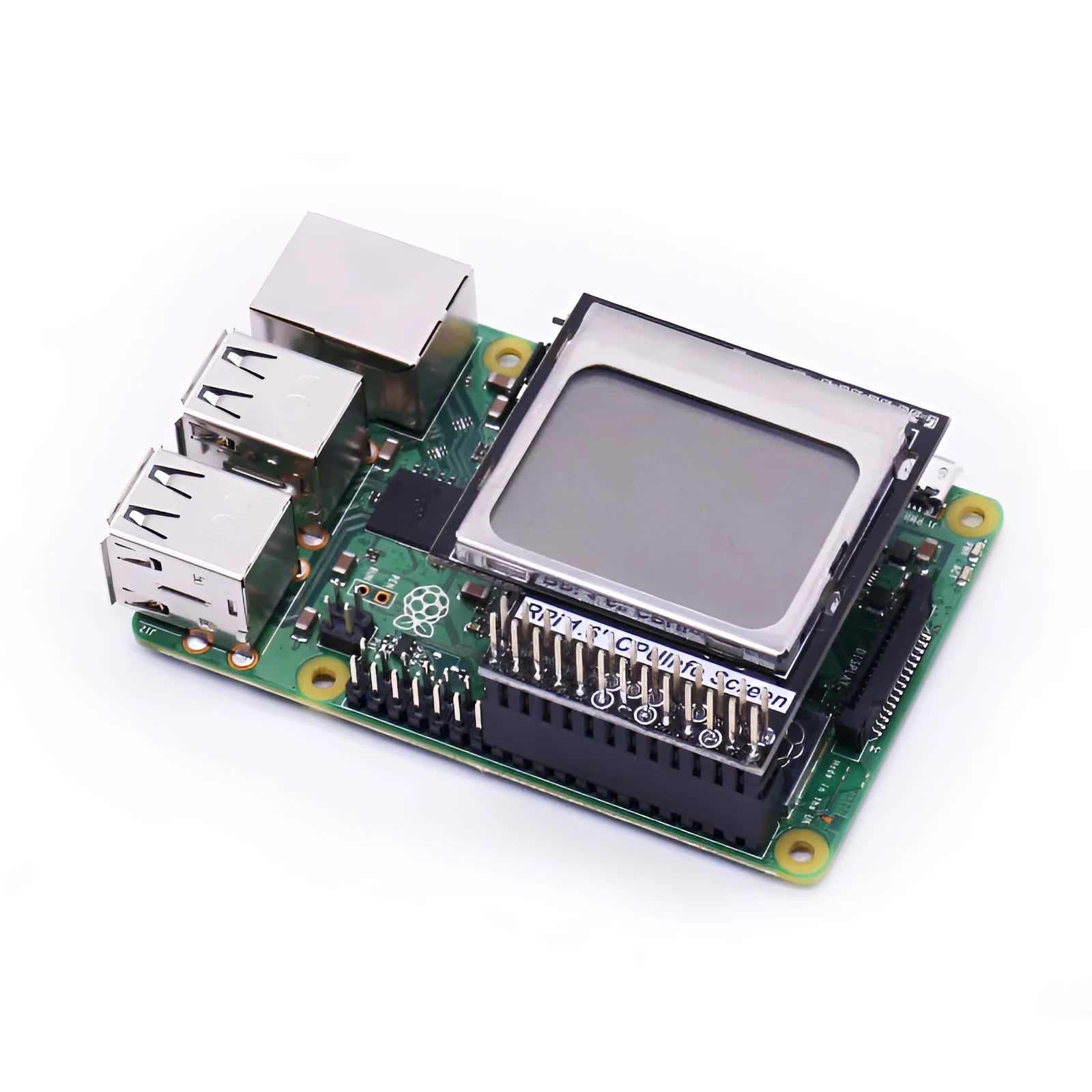 Raspberry Pi 1.6 inch LCD display screen with backlight control for CPU monitoring