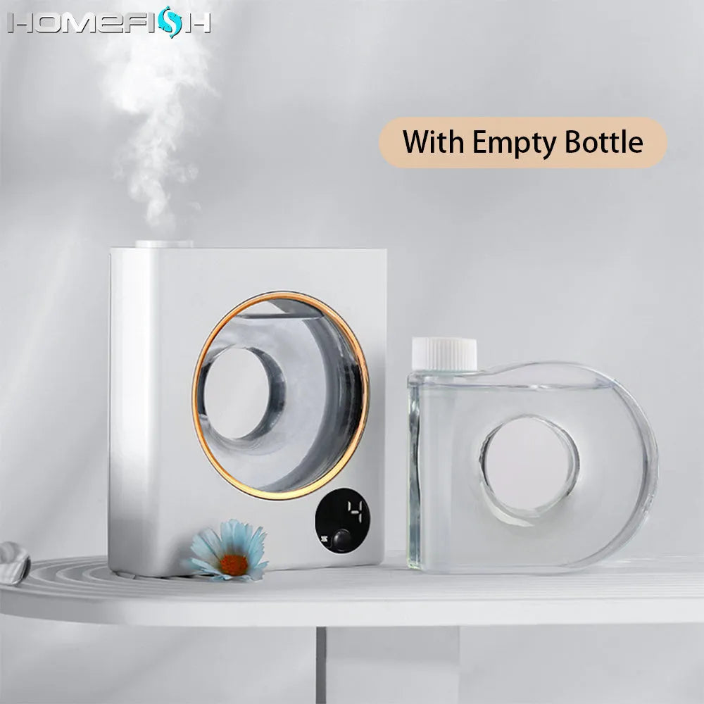 White wall-mounted automatic aromatherapy machine with USB charging port.