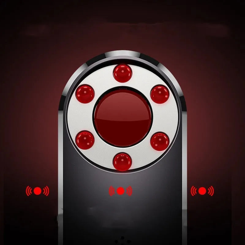 AK400 portable infrared anti-monitoring detector with USB port, dimensions 91x37x13mm.