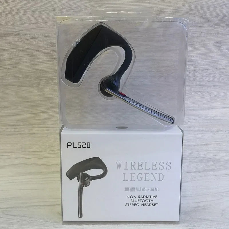 Black stereo Bluetooth sports headphones with battery display