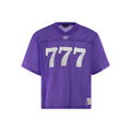 Men's loose fit summer t-shirt in black, white, purple and orange colour options