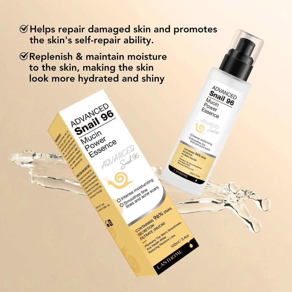 100ml Snail Snail Serum moisturising facial essence bottle for universal skin type care