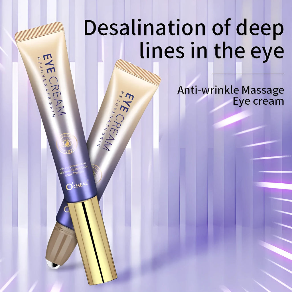 Ball brightening eye cream jar with concealer properties for dark circle improvement