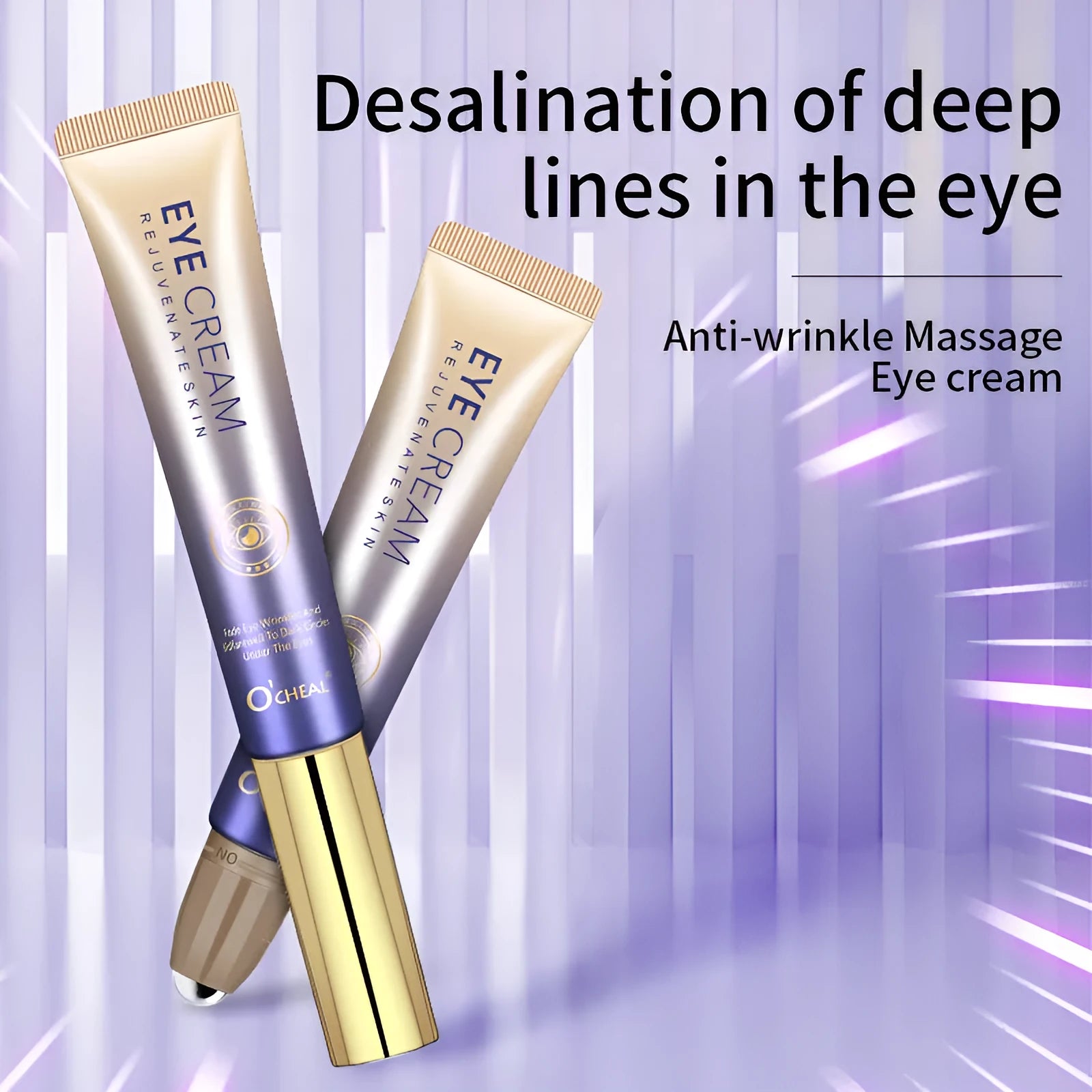 Ball brightening eye cream jar with concealer properties for dark circle improvement