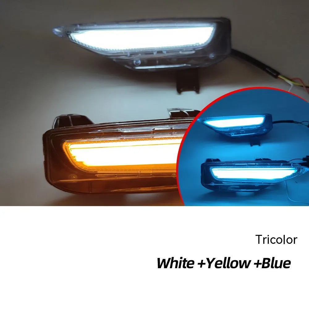 Infiniti Q50 Q70 front bumper LED daytime running and fog light assembly for 2014-2019 models