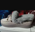 Warm cotton casual shoes with velvet lining and a non-slip rubber sole in multiple colours.