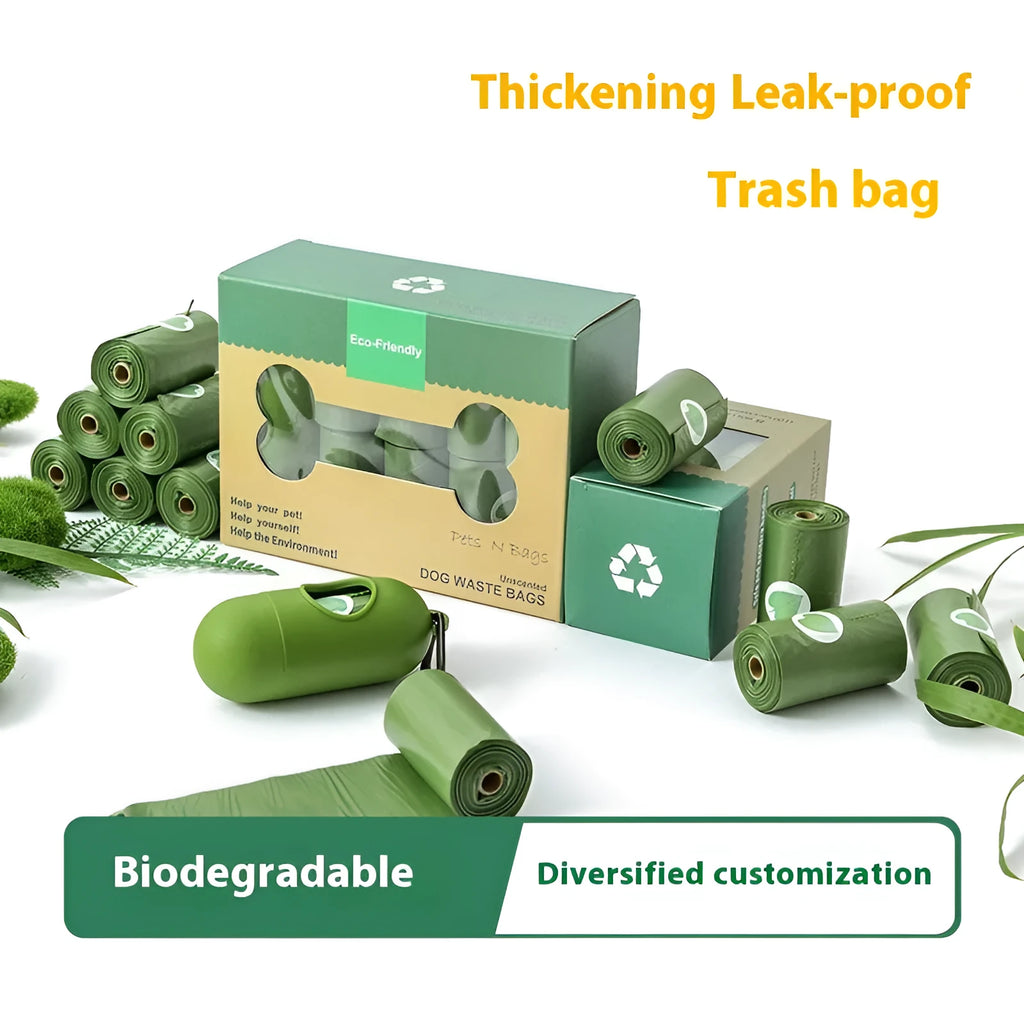 EPI environmentally friendly degradable pet waste bags in various colours with dispenser options
