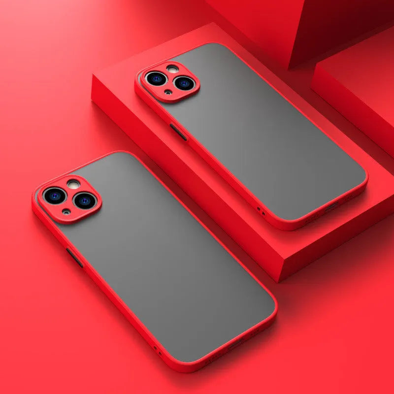 Fine hole skin-sensing hard protective iPhone case in dark night green colour.