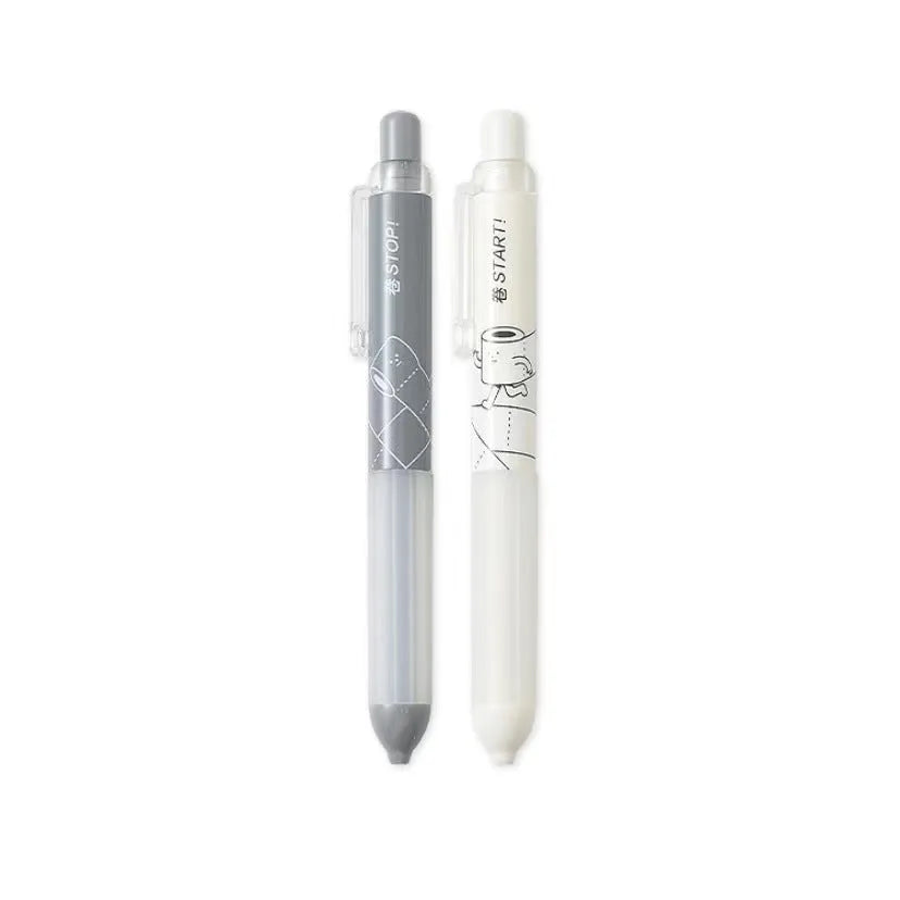 0.5mm automatic pencil with cloud grip in black and white colours