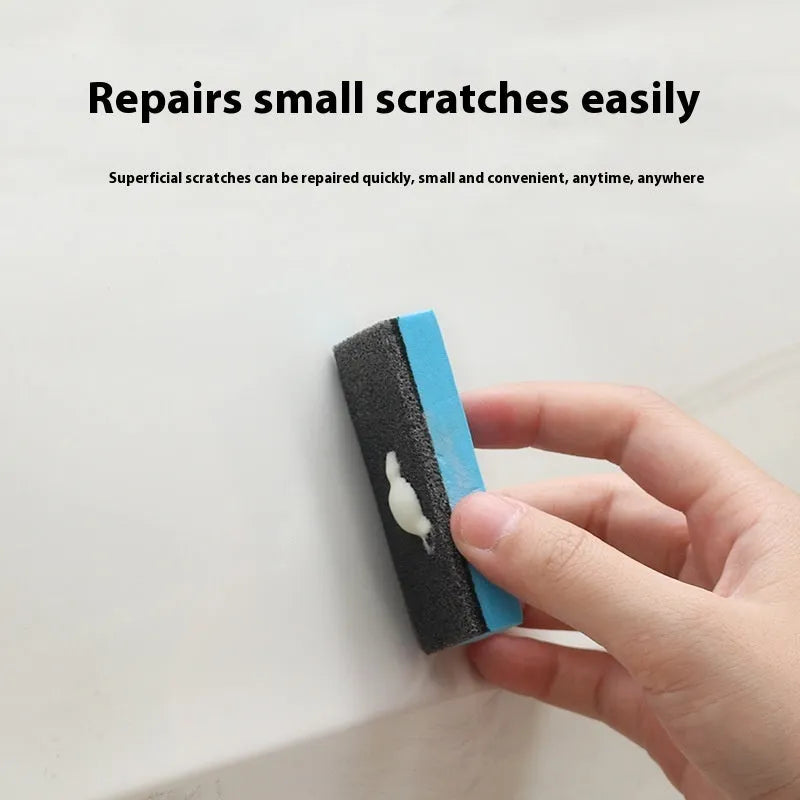 Car repair wax kit containing scratch removal grinding A wax, brightening B wax, and frosted sponge mop