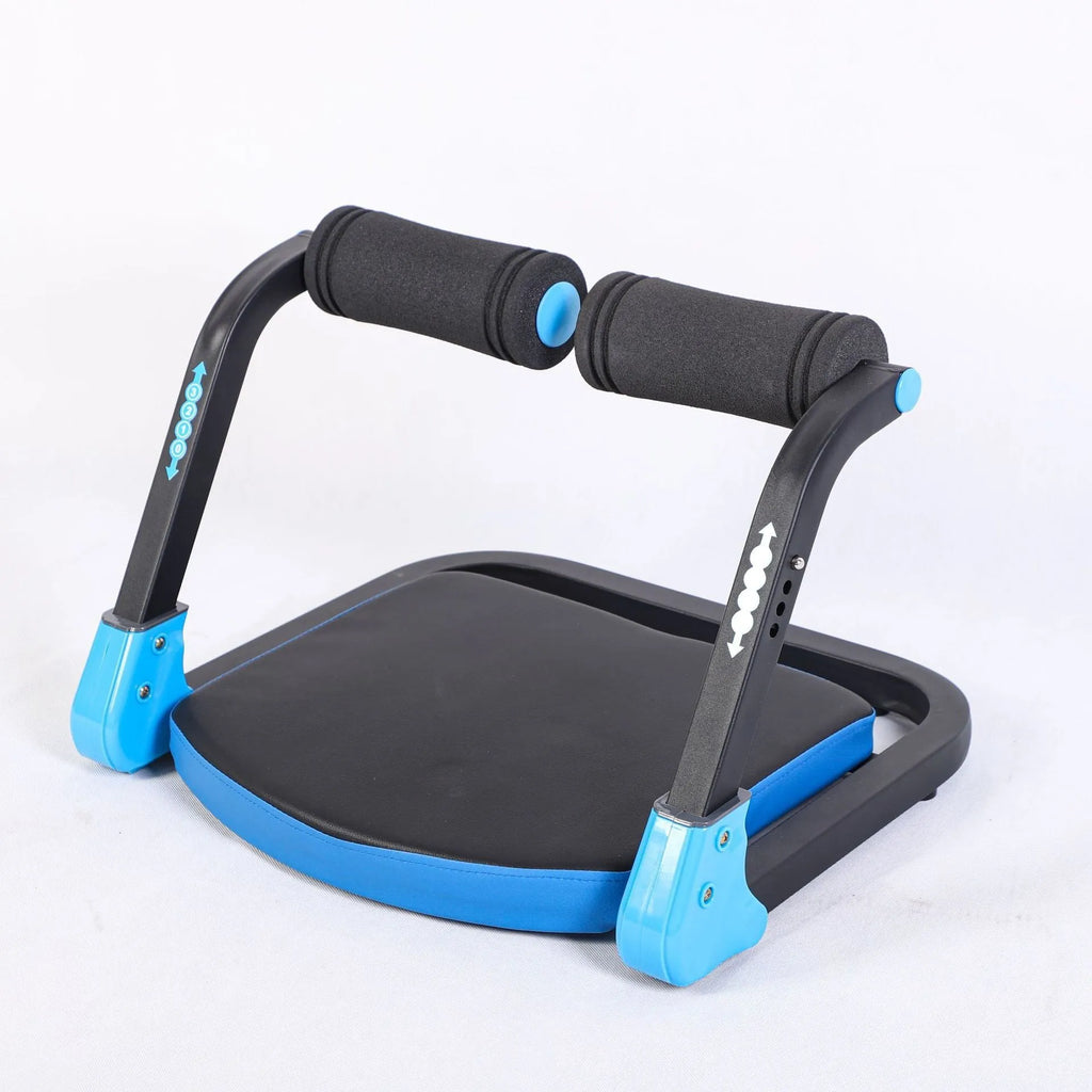 Mini multifunctional abdominal device in red or sky blue for home, office and outdoor fitness training