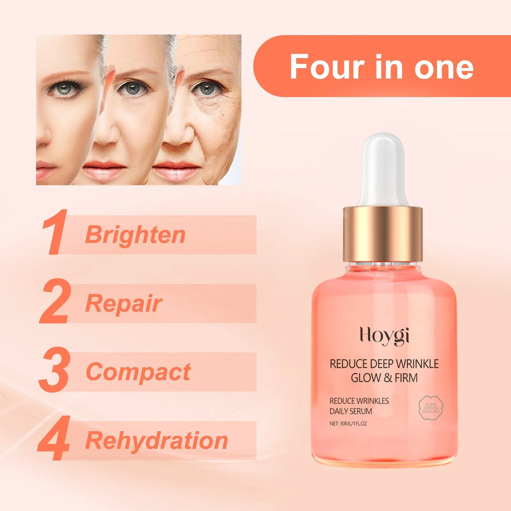 30ml rose essential oil bottle for facial wrinkle care and skin brightening