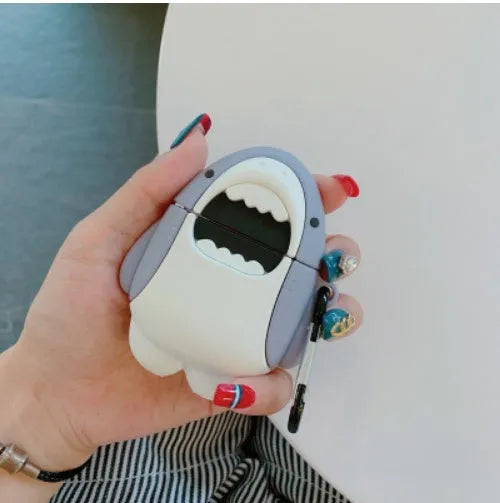 Silicone protective cover for AirPods 1 and 2 wireless Bluetooth headset case with personalised female design