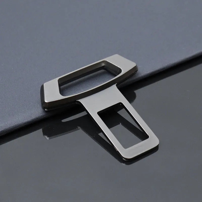 Metal car interior silencer insert for dashboard and door panel noise reduction in matte black finish