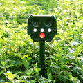 Green solar ultrasonic dog repeller device with ABS housing for outdoor pest control