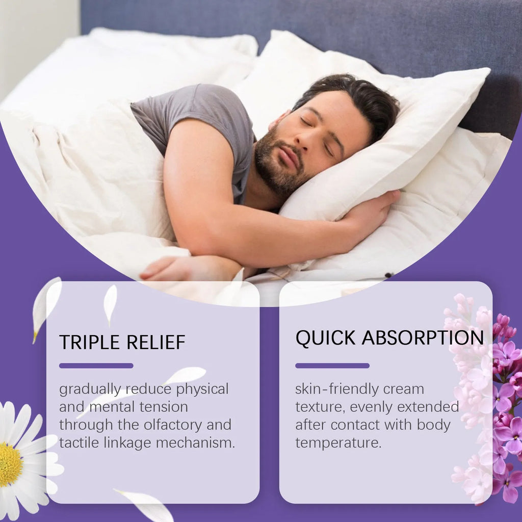 30g jar of Sleep Goodnight cream with lavender and chamomile for night application