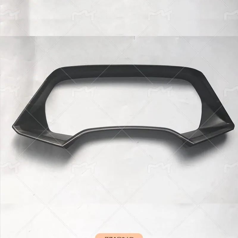 BMW X5L dashboard decorative frame in carbon fibre or peach wood finish with adhesive installation