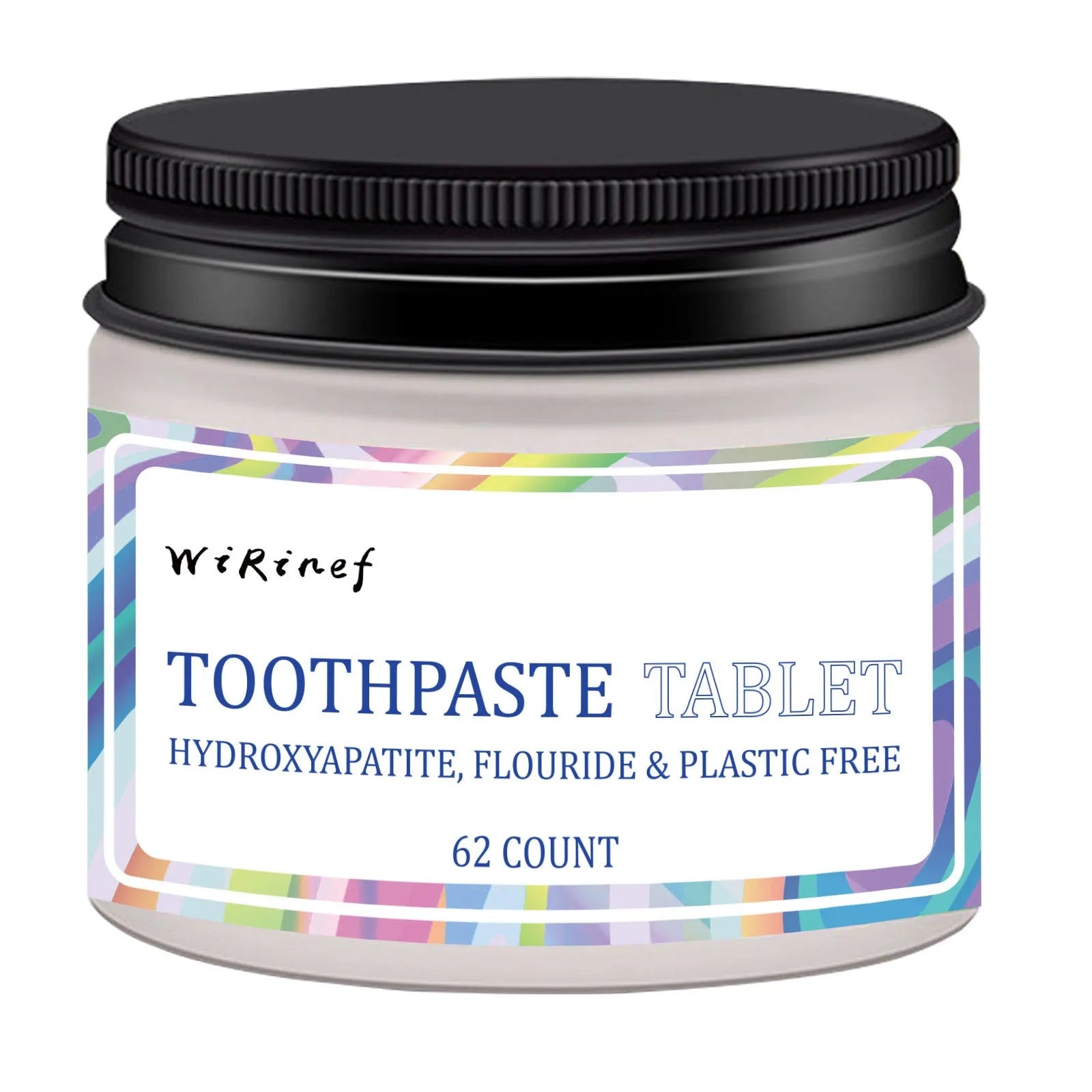 TP19 portable solid toothpaste tablets in pack of 62 pieces for chewing cleaning