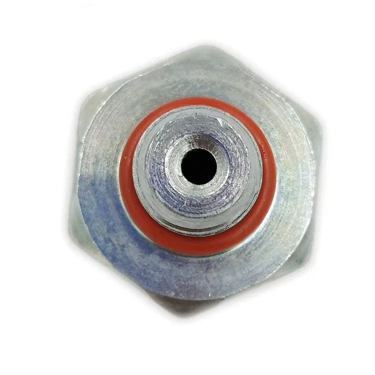 Ford F6TZ-9F838-A common rail fuel pressure sensor with connecting line for F4 and F6 engines.