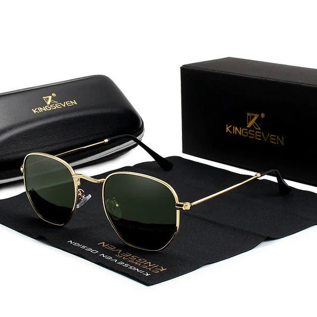 Men's classic round sunglasses with retro design in multiple colour options