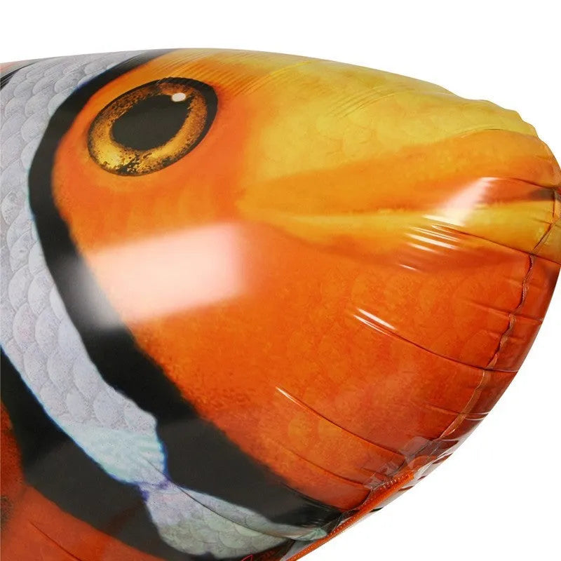 Remote control air swimming fish balloon with infrared controller, available in Shark and Clownfish styles