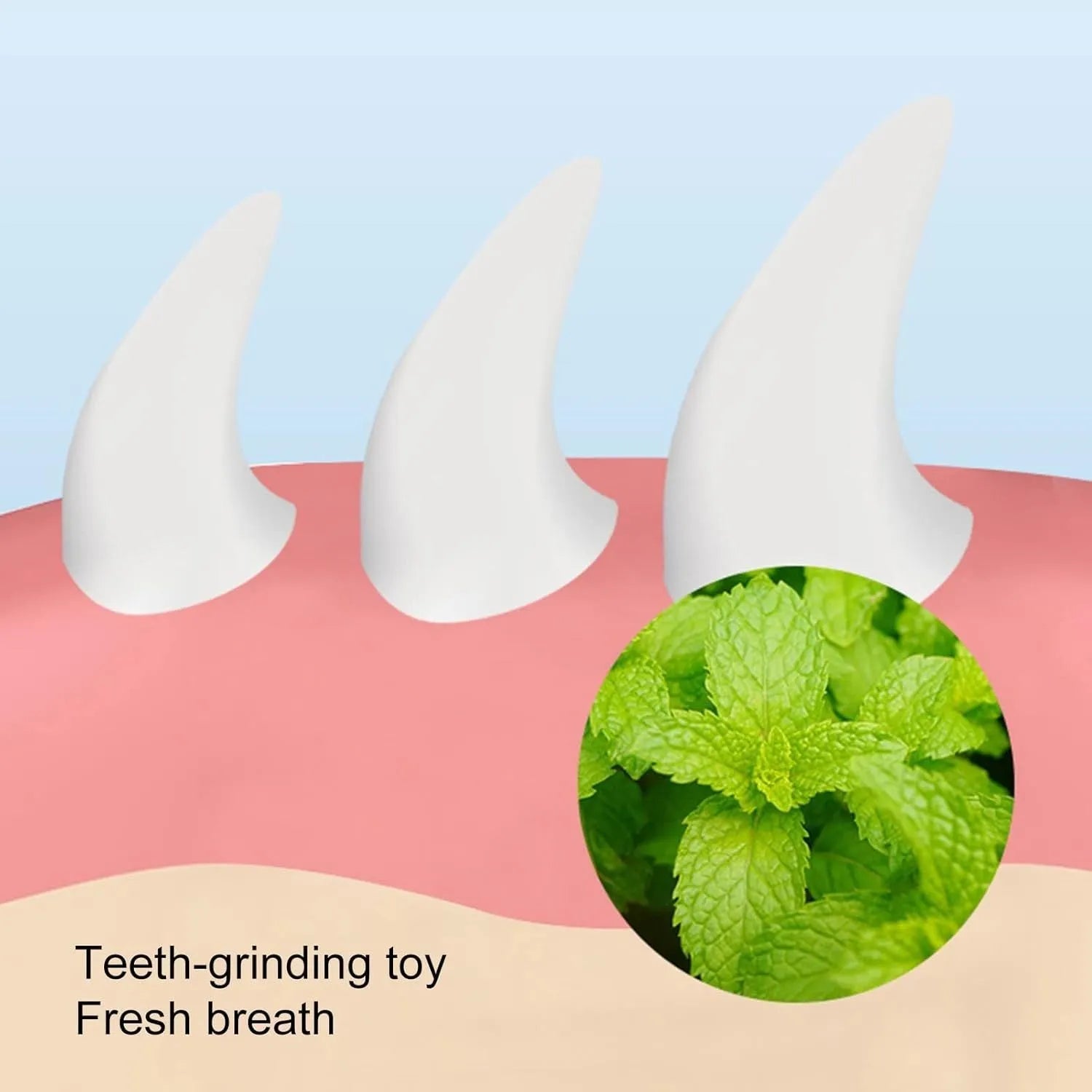 Blue carrot-shaped self-adhesive catnip ball toy for wall mounting and feline dental care.