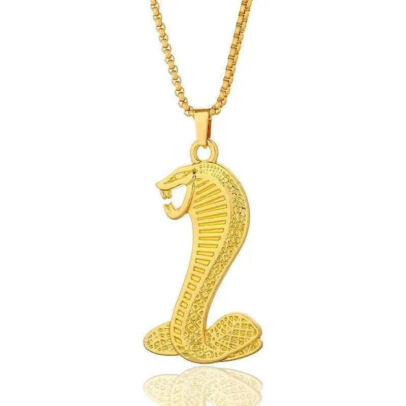 Geometric zircon alloy necklace for women with gold colour pendant and personality styling