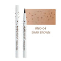 Dark brown freckle pen with precision tip for creating natural-looking waterproof freckles on face and body