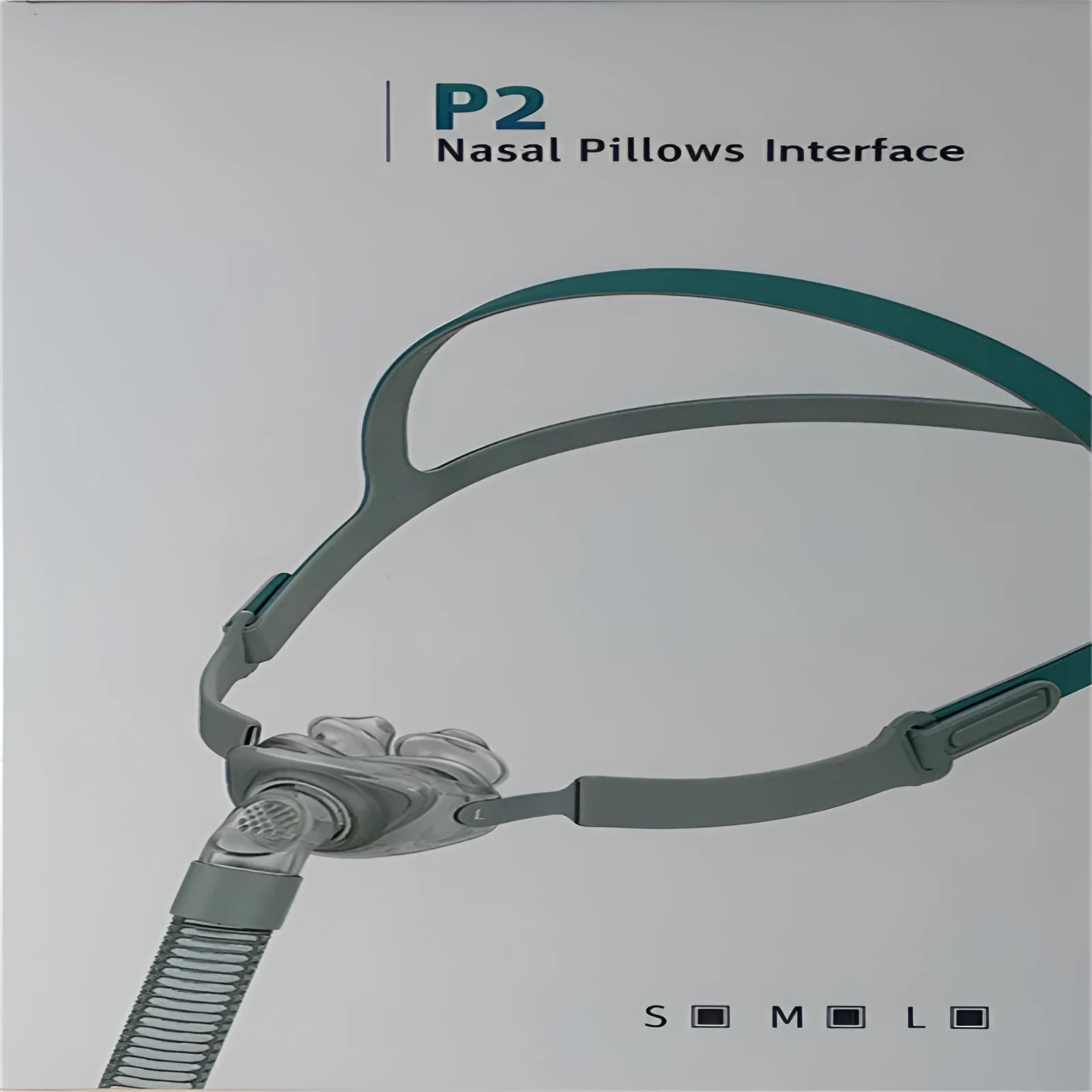 Ventilator nasal pillow mask replacement set with silicone cushion and thickened headband