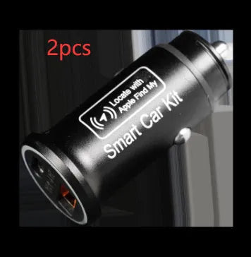 Black ABS plastic car charger GPS locator device for vehicle tracking