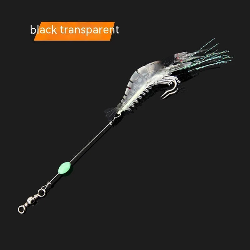 Luer soft fishing lure with hook in multiple colour options including luminous yellow and pink