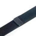 Apple Watch stainless steel mesh strap with magnetic clasp in silver, black, gold and rose gold