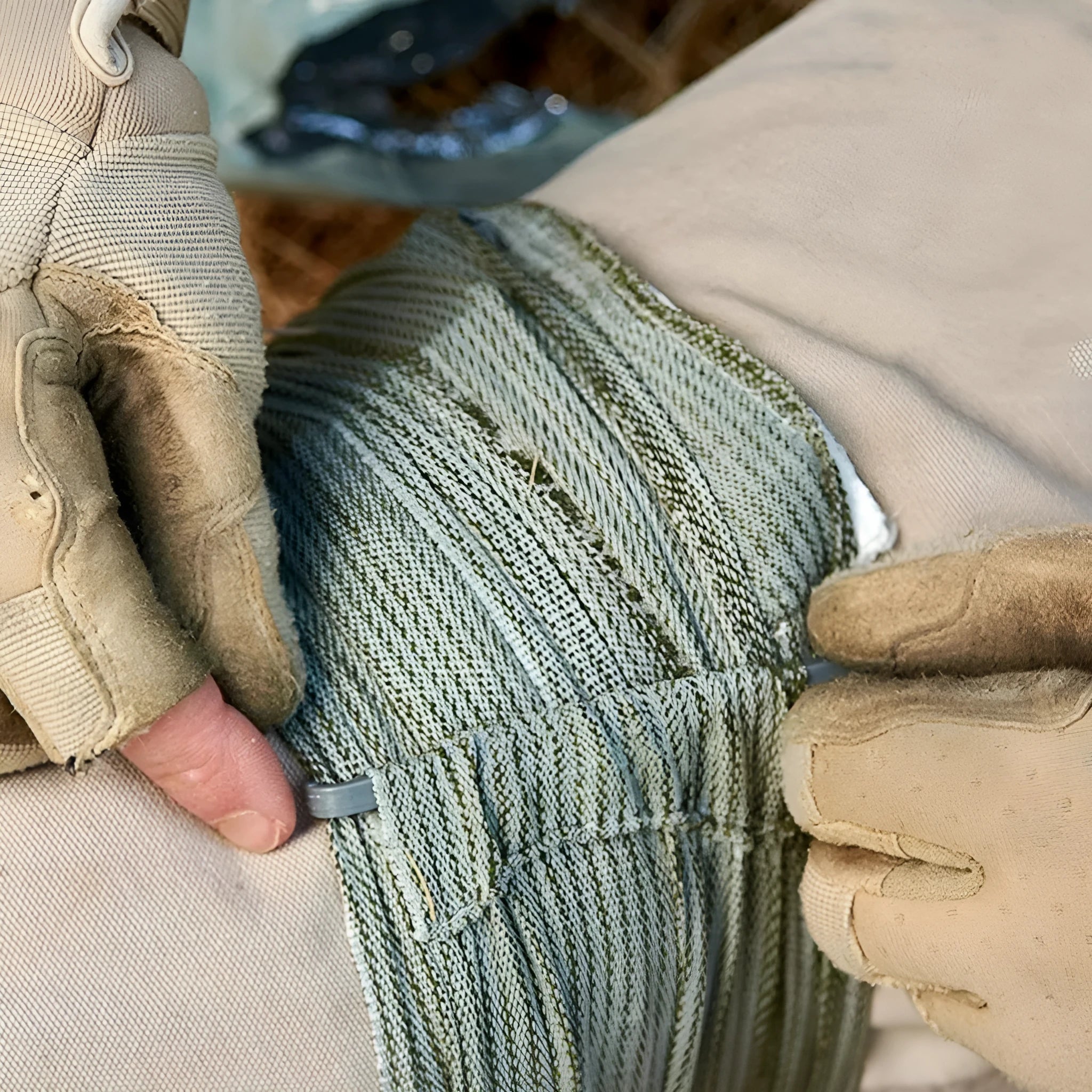 Portable hemostatic bandage set with tactical gauze tape in 10cm and 15cm sizes for outdoor training