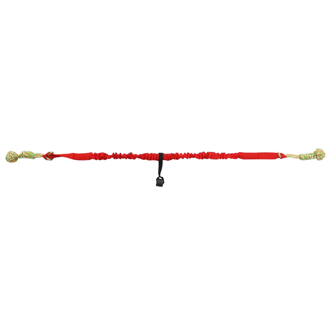 Cotton dog tug of war rope toy in black, grey, or red colours for interactive play and dental grinding