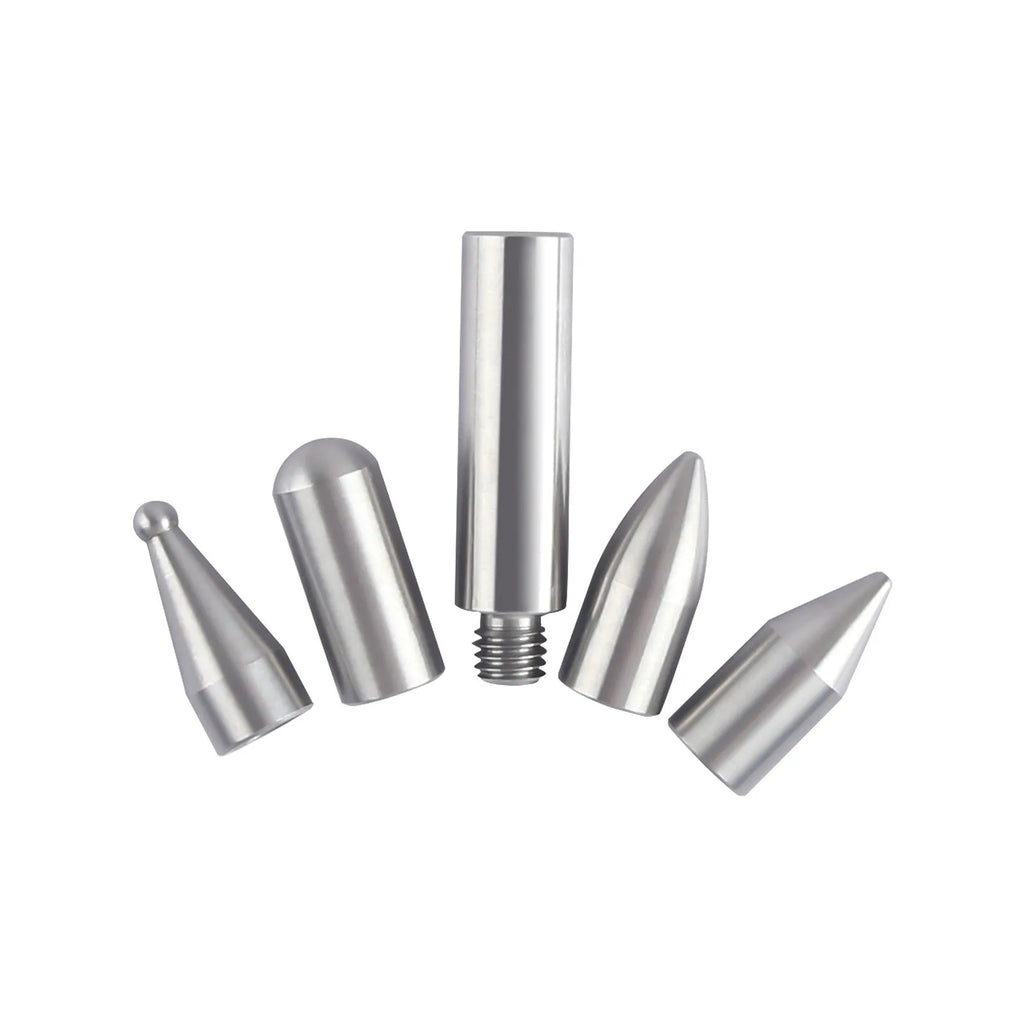 Three alloy steel car dent repair crowbars for automotive body panel maintenance