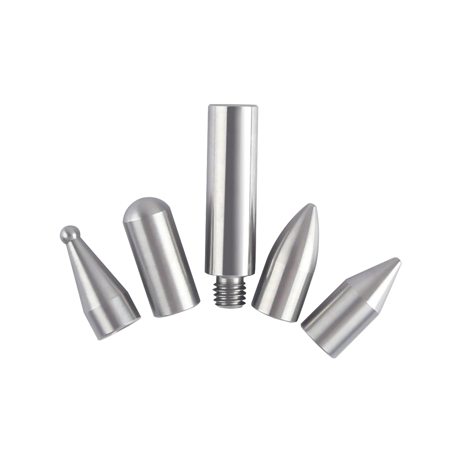 Three alloy steel car dent repair crowbars for automotive body panel maintenance