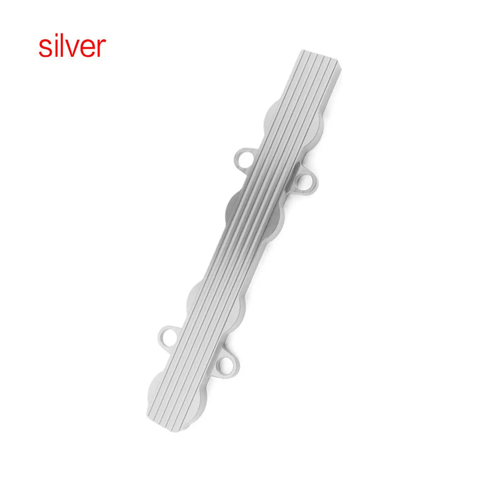 Aluminium alloy engine bonnet heat shield cover in blue, red, and silver colour options
