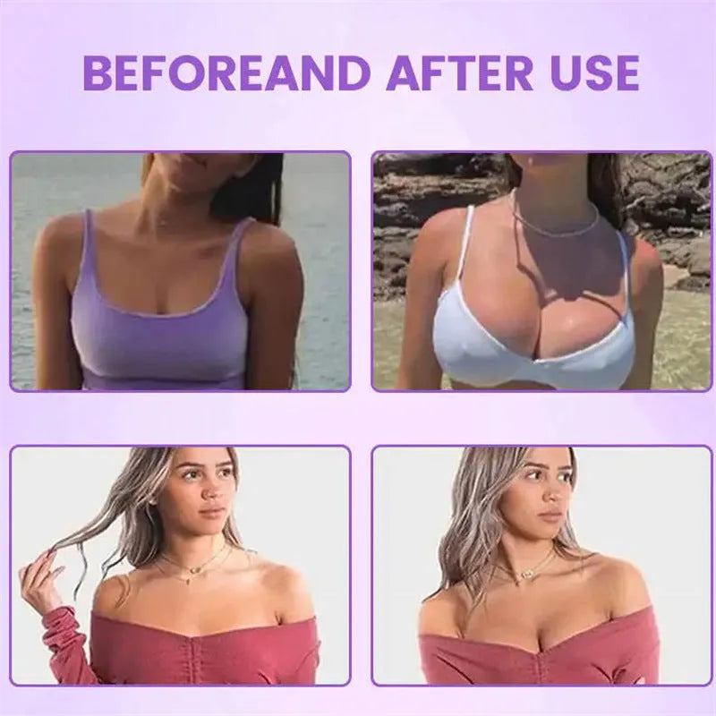 Breast enhancement chest patch for body tightening with silicone gel material