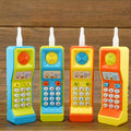 Children's educational toy with sound and light functions featuring cartoon animal design