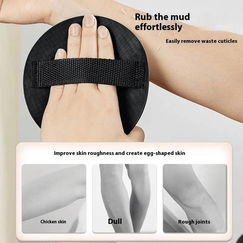 Rubber bath towel with finger style design and cake-shaped rubber fingertips