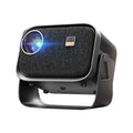 Portable smartphone projector showing 1080p HD display, compatible with Android 4K system.